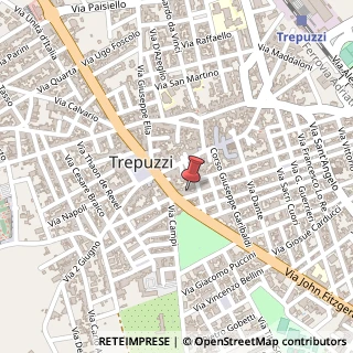 Mappa Via Regina Elena, 7, 73019 Trepuzzi, Lecce (Puglia)
