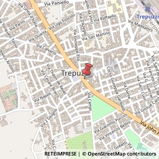 Mappa Via John Fitzgerald Kennedy, 9, 73019 Trepuzzi, Lecce (Puglia)