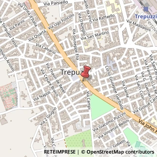 Mappa Via John Fitzgerald Kennedy, 14, 73019 Trepuzzi, Lecce (Puglia)