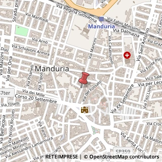 Mappa Via pacelli g. 51, 74024 Manduria, Taranto (Puglia)