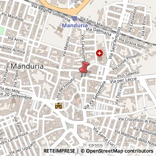 Mappa Via Omodei,  35, 74024 Manduria, Taranto (Puglia)