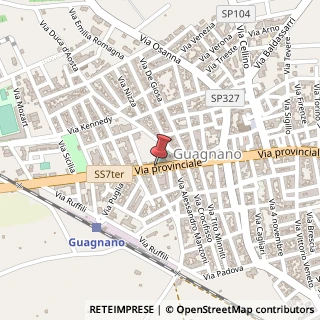 Mappa Via Provinciale, 169, 73070 Guagnano, Lecce (Puglia)