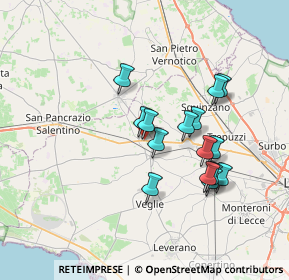 Mappa SS 7ter, 73010 Salice salentino LE (6.614)