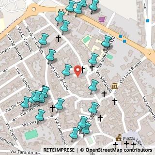 Mappa Via San Francesco, 73012 Campi Salentina LE, Italia (0.175)