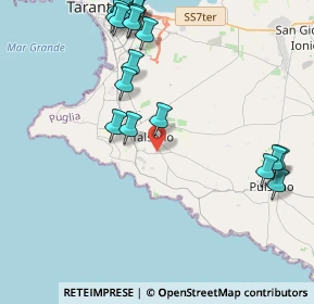 Mappa SP102, 74122 Taranto TA, Italia (5.5365)