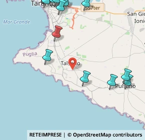 Mappa SP102, 74122 Taranto TA, Italia (6.871)