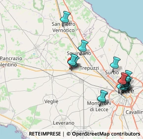 Mappa Viale Nino di Palma, 73012 Campi Salentina LE, Italia (10.056)
