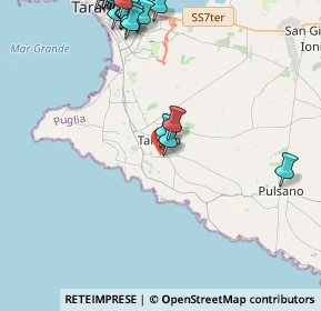 Mappa Viale Europa, 74122 Taranto TA, Italia (6.265)