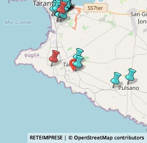 Mappa Viale Europa, 74122 Taranto TA, Italia (5.6975)