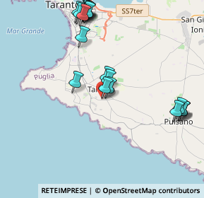 Mappa Viale Europa, 74122 Taranto TA, Italia (4.971)