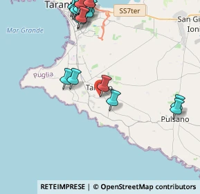 Mappa Viale Europa, 74122 Taranto TA, Italia (5.7015)
