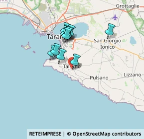Mappa Viale Europa, 74122 Taranto TA, Italia (5.97909)