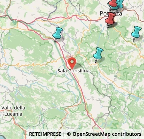 Mappa Sala Consilina, 84036 Sala Consilina SA, Italia (28.70636)