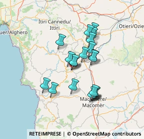 Mappa Via Pinna Parpaglia, 07018 Pozzomaggiore SS, Italia (12.099)