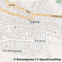 地図 Sava