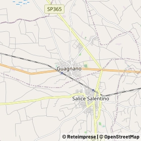 Mappa Guagnano