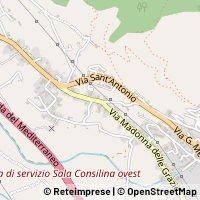 नक्शा Sala Consilina