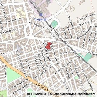 Mappa Via Sant'Angelo, 65, 73019 Trepuzzi, Lecce (Puglia)