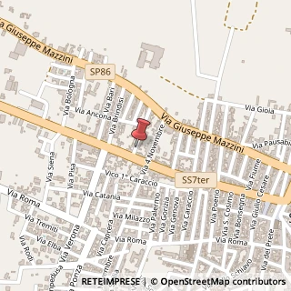 Mappa Via Vittorio Veneto, 6, 74028 Sava, Taranto (Puglia)