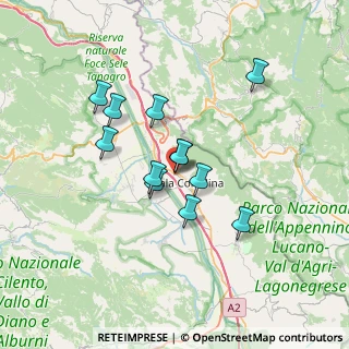 Mappa Via Pentinello, 84036 Sala Consilina SA, Italia (5.9375)