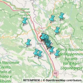 Mappa Via Pentinello, 84036 Sala Consilina SA, Italia (5.66824)