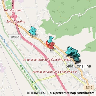 Mappa Via Pentinello, 84036 Sala Consilina SA, Italia (1.1425)