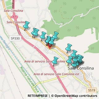 Mappa Via Pentinello, 84036 Sala Consilina SA, Italia (0.965)