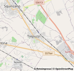 Mappa 73019 Trepuzzi LE, Italia (2.9605)