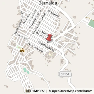 Mappa Via Nuova Camarda, 54, 75012 Bernalda, Matera (Basilicata)