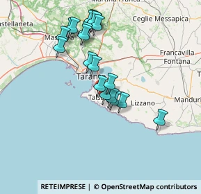 Mappa Via Trani, 74122 Taranto TA, Italia (14.71)