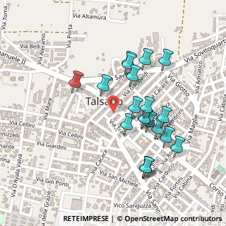 Mappa Via Trani, 74122 Taranto TA, Italia (0.238)