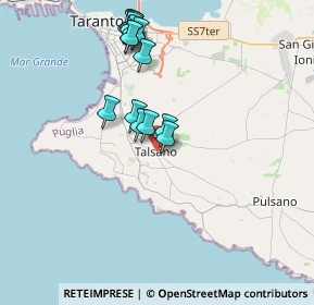 Mappa Via Trani, 74122 Taranto TA, Italia (4.0075)