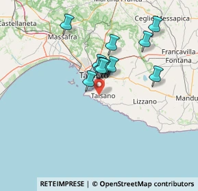 Mappa 74122 Taranto TA, Italia (11.93583)