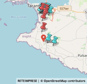 Mappa 74122 Taranto TA, Italia (4.69563)