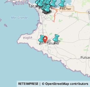 Mappa 74122 Taranto TA, Italia (5.6955)