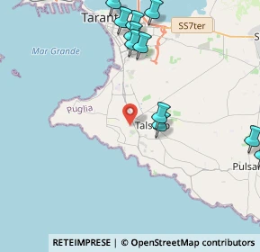 Mappa 74122 Taranto TA, Italia (5.36818)