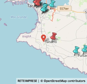 Mappa 74122 Taranto TA, Italia (6.31875)