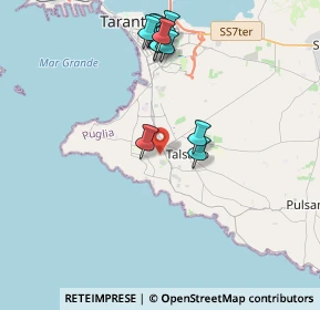 Mappa 74122 Taranto TA, Italia (4.27273)