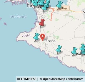 Mappa 74122 Taranto TA, Italia (6.3275)