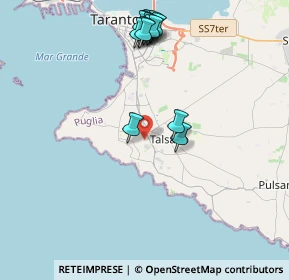Mappa 74122 Taranto TA, Italia (4.665)