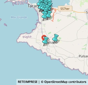 Mappa 74122 Taranto TA, Italia (5.349)