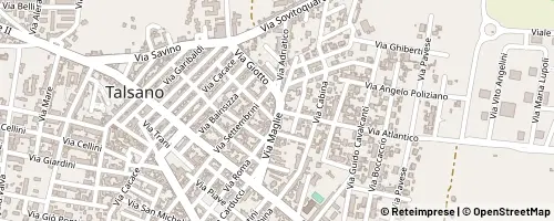 Mappa Tarente