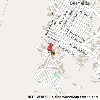 Mappa Via Tolomei, 13, 75012 Bernalda, Matera (Basilicata)