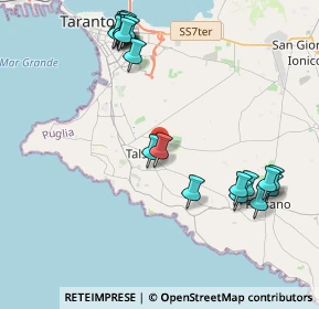Mappa Via Madonna di Fatima, 74122 Taranto TA, Italia (5.135)