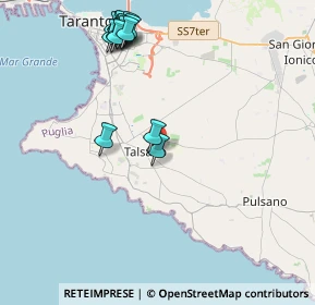 Mappa Via Madonna di Fatima, 74122 Taranto TA, Italia (4.99929)