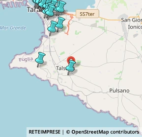 Mappa Via Madonna di Fatima, 74122 Taranto TA, Italia (6.56158)