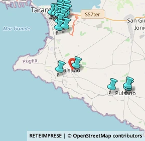 Mappa Via Monte Grappa, 74122 Taranto TA, Italia (5.4565)