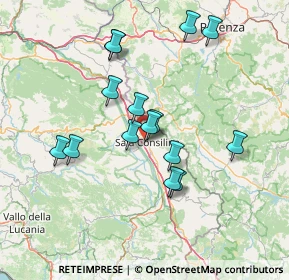 Mappa Via Macchia Italiana, 84036 Sala Consilina SA, Italia (14.242)