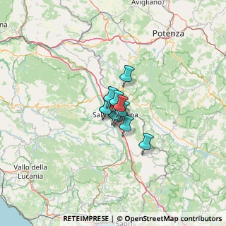 Mappa Via Macchia Italiana, 84036 Sala Consilina SA, Italia (5.45455)