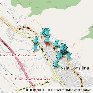 Mappa Via Macchia Italiana, 84036 Sala Consilina SA, Italia (0.3715)